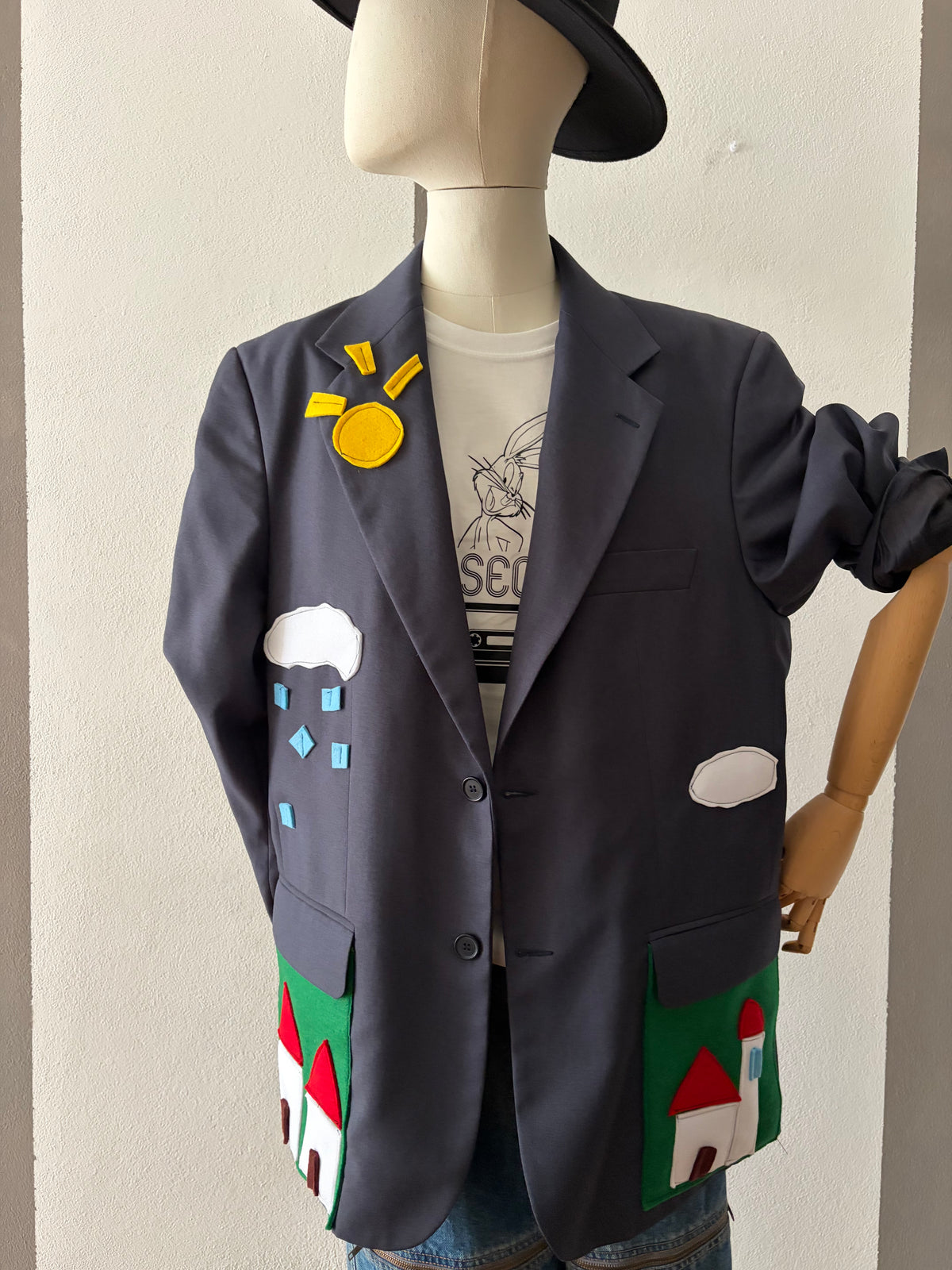 Blazer collezione Macedonia con casette