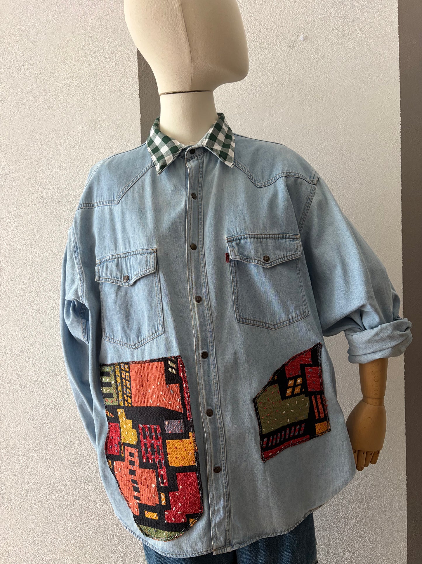 Camicia in denim collezione Macedonia