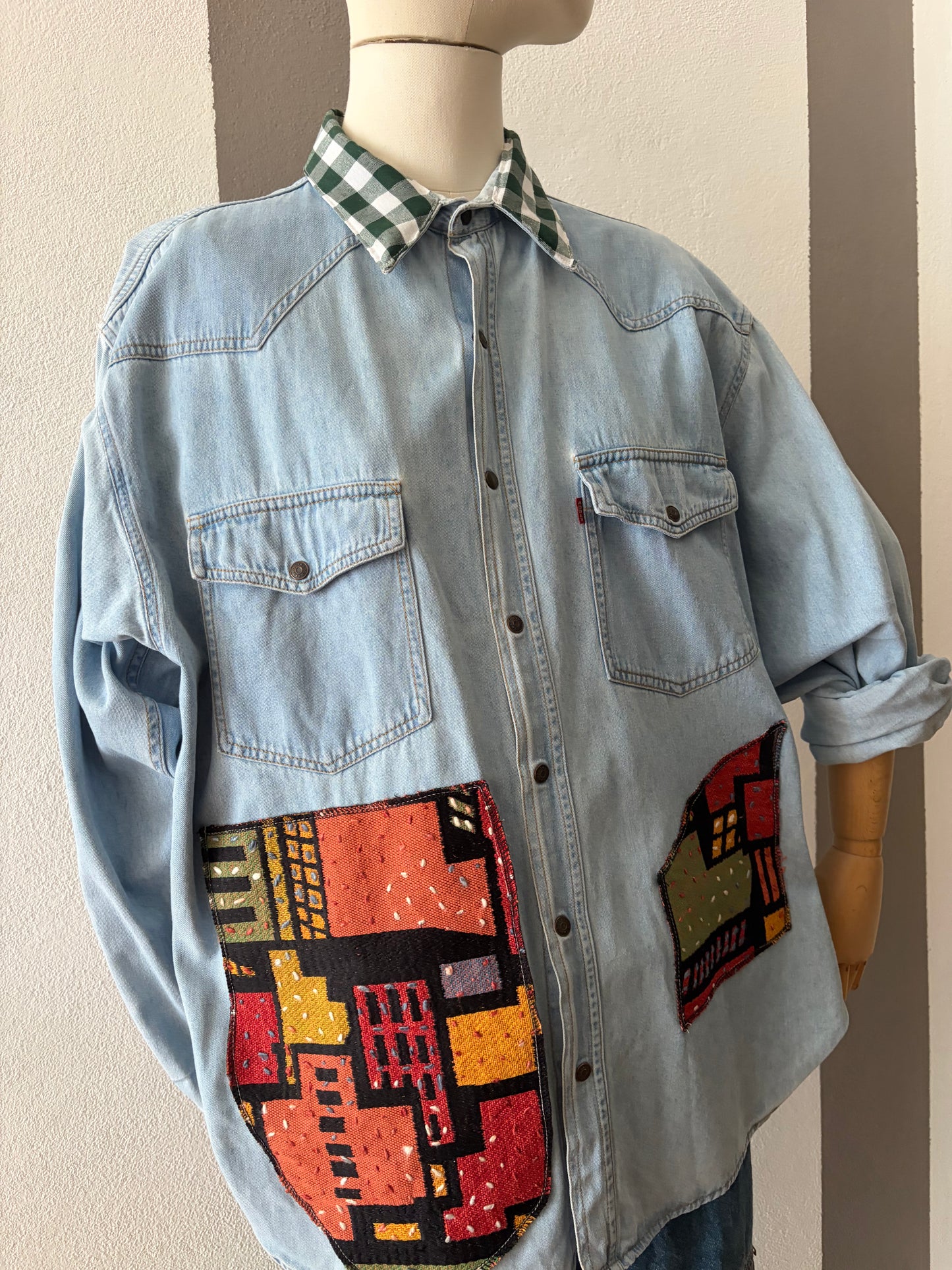 Camicia in denim collezione Macedonia