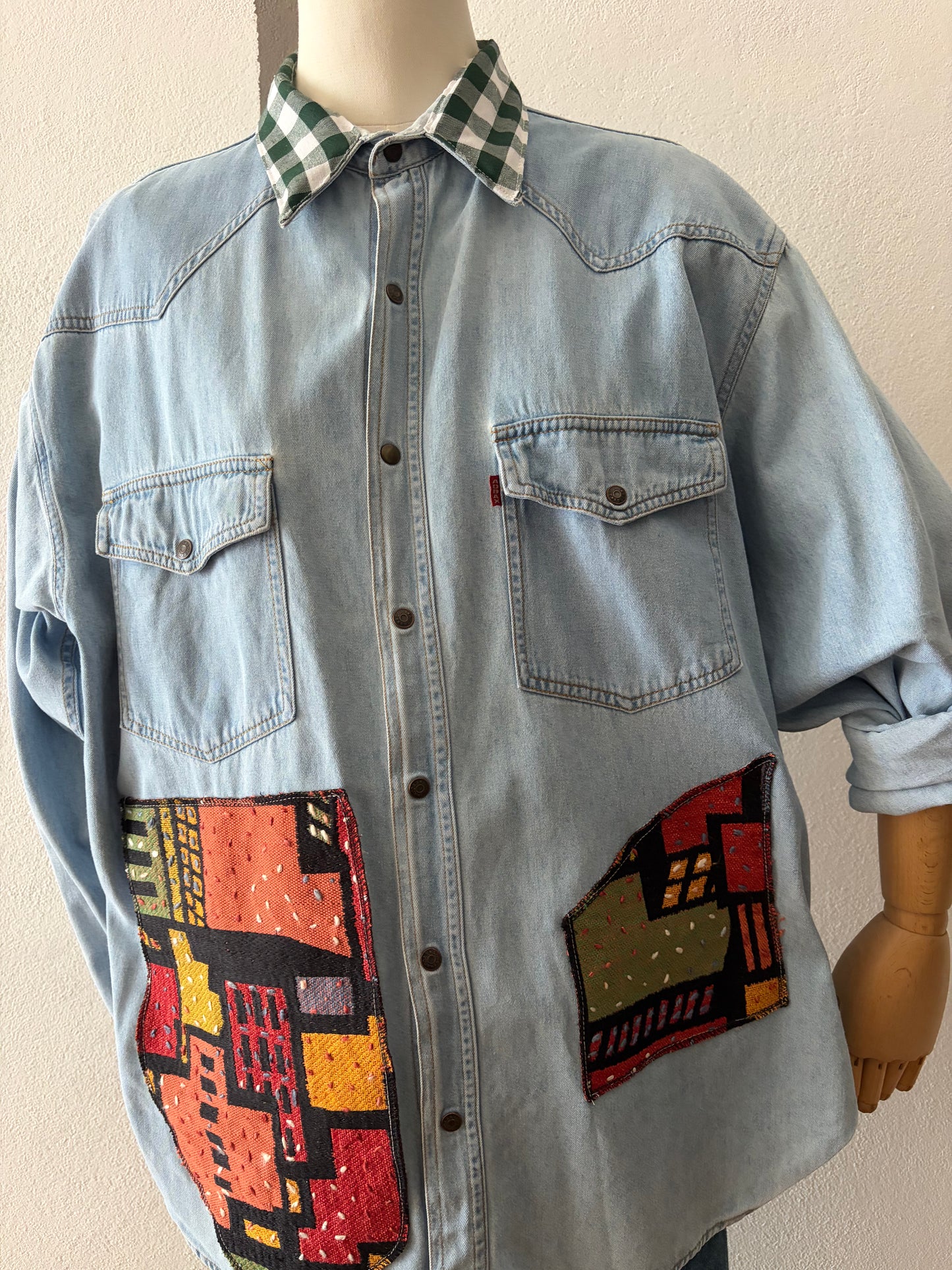 Camicia in denim collezione Macedonia