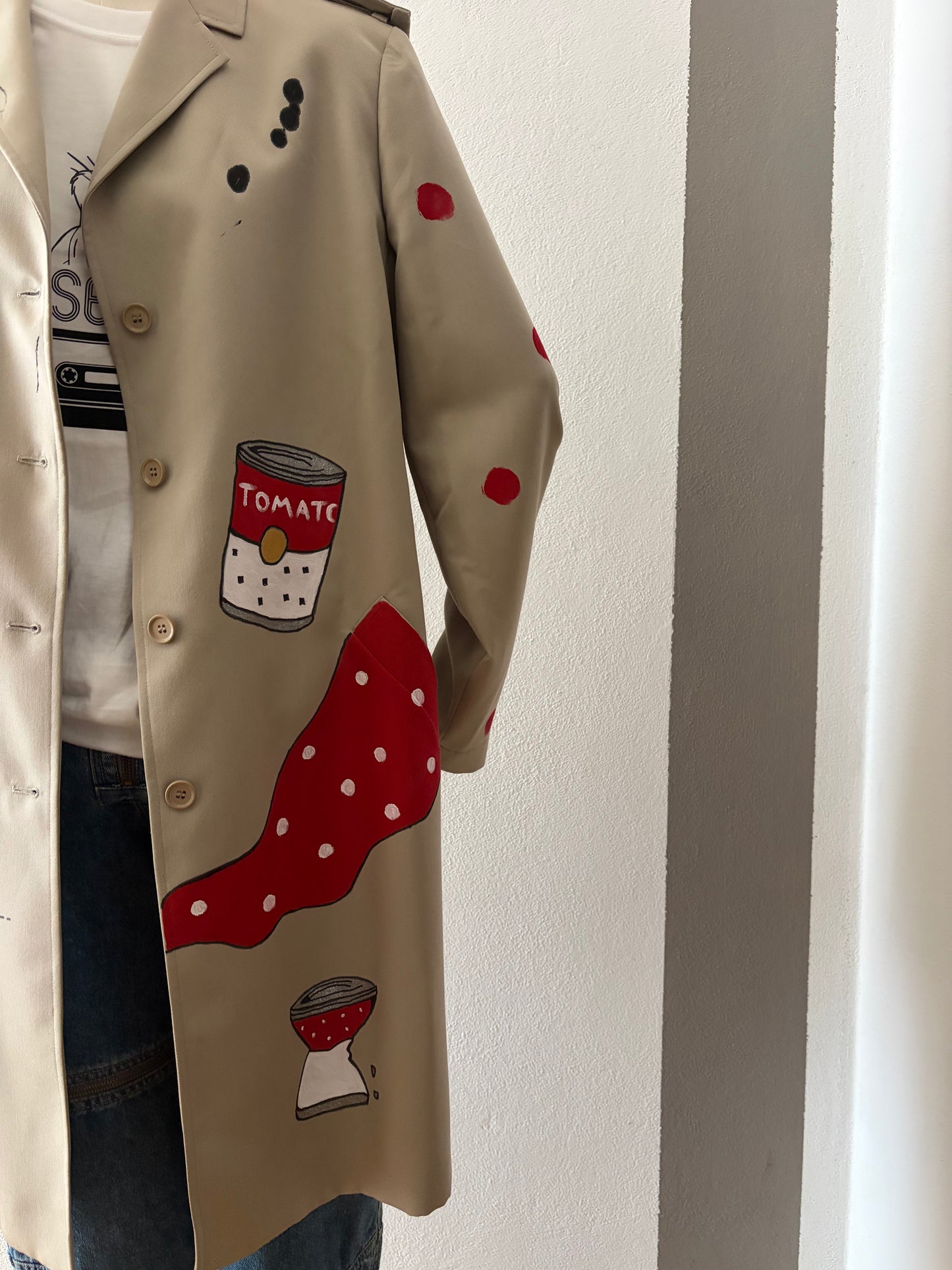 Trench custom campbell’s soup