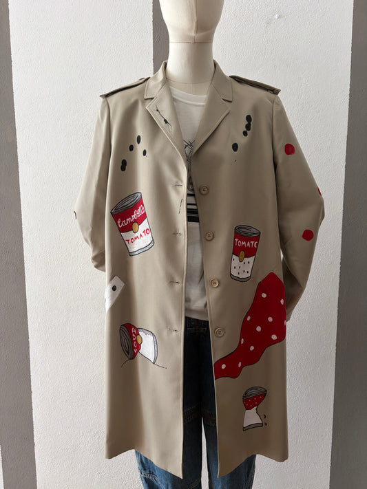 Trench custom campbell’s soup