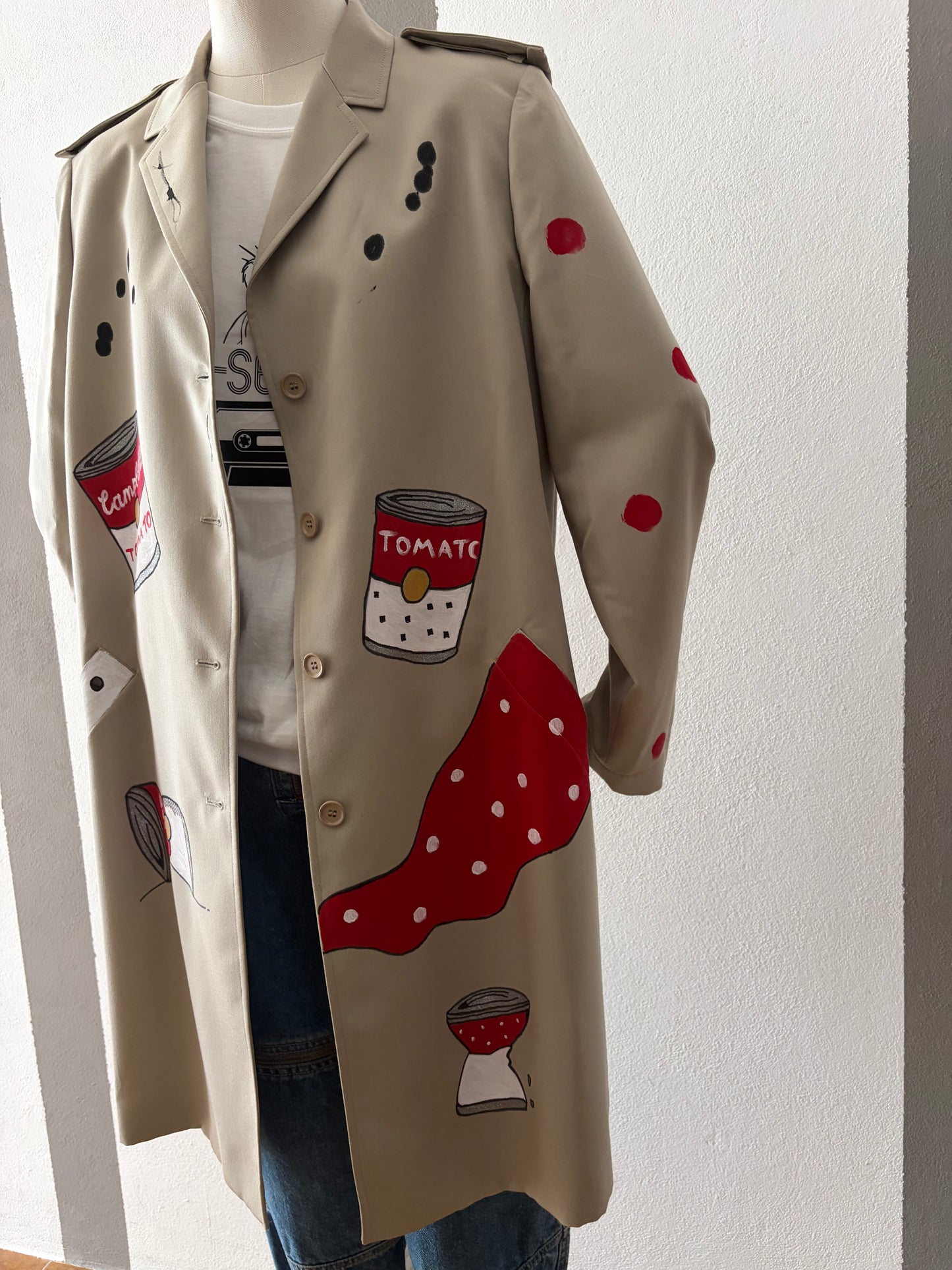 Trench custom campbell’s soup