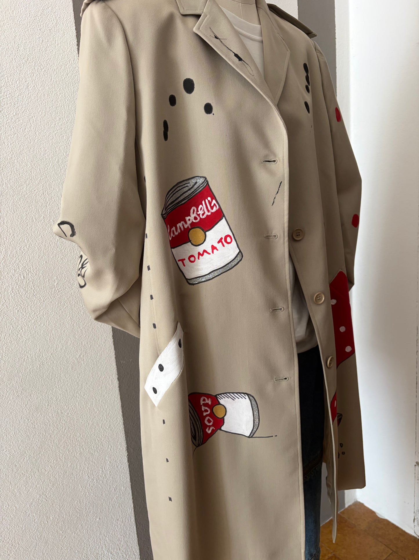 Trench custom campbell’s soup
