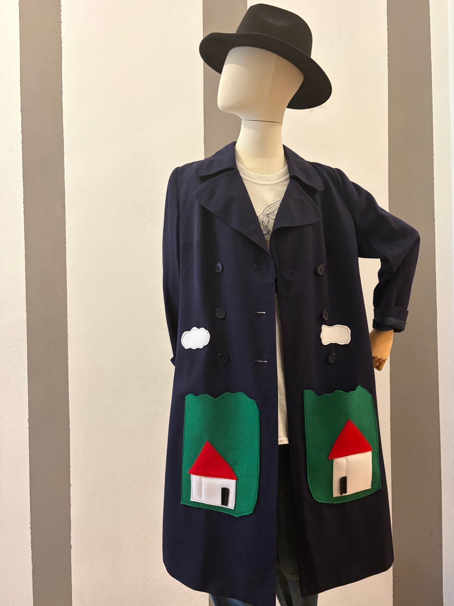 Trench collezione Macedonia con Casette