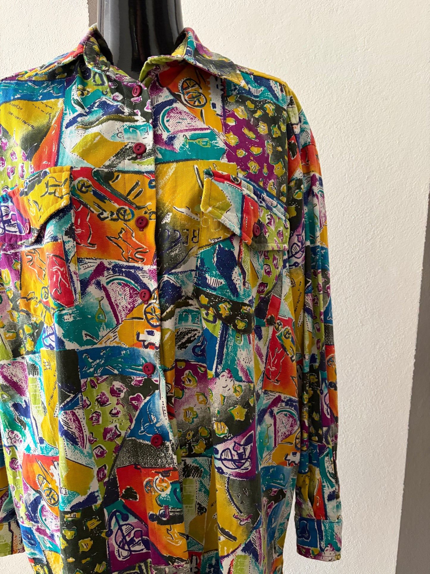 Camicia vintage a fantasia
