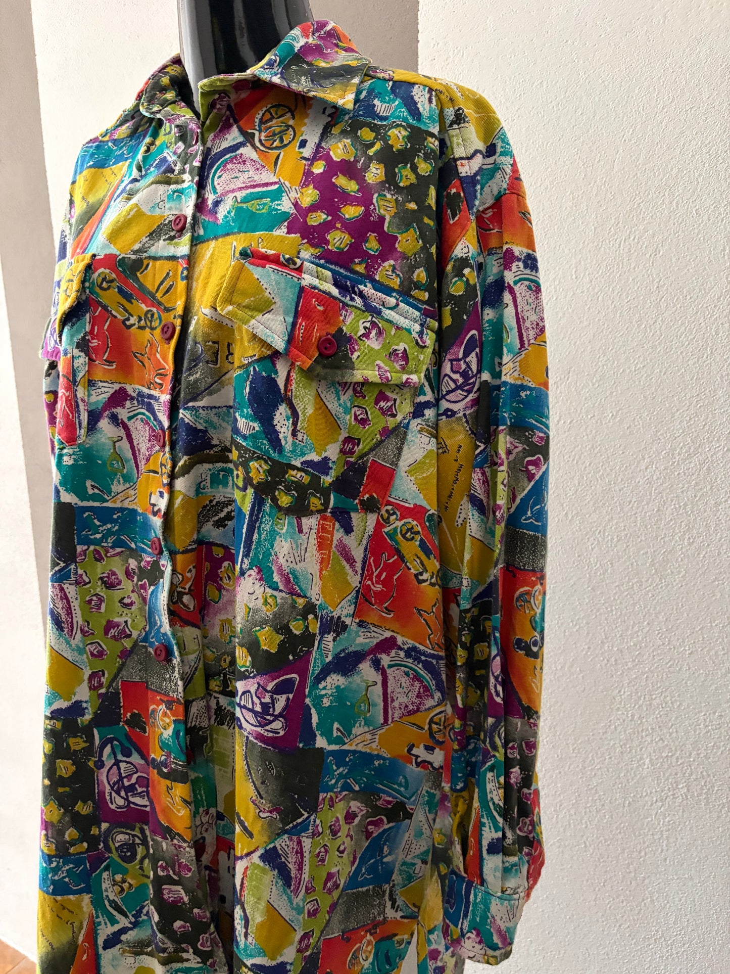 Camicia vintage a fantasia