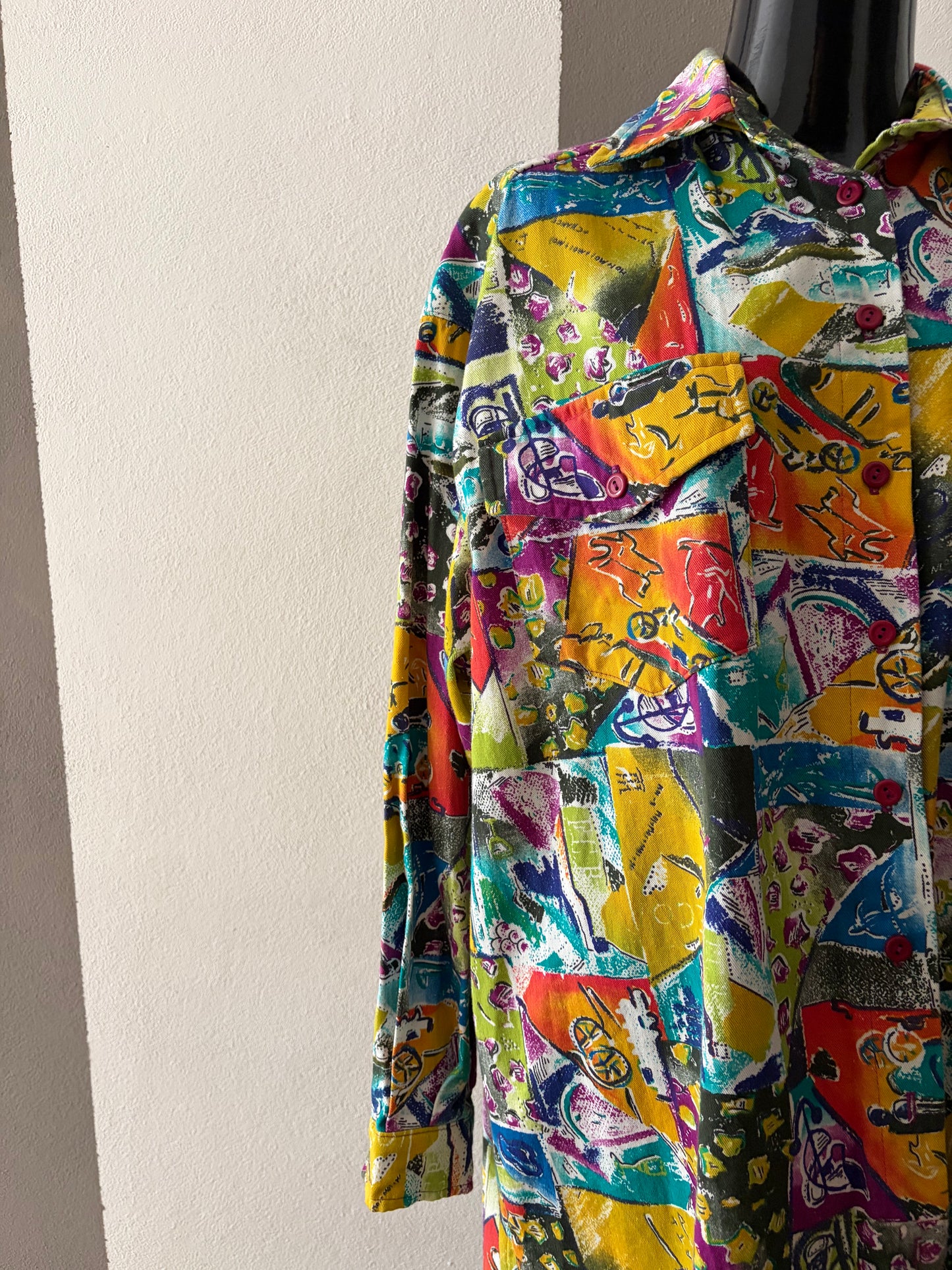 Camicia vintage a fantasia
