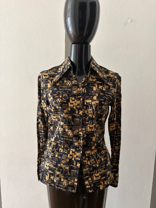 Camicia vintage a fantasia