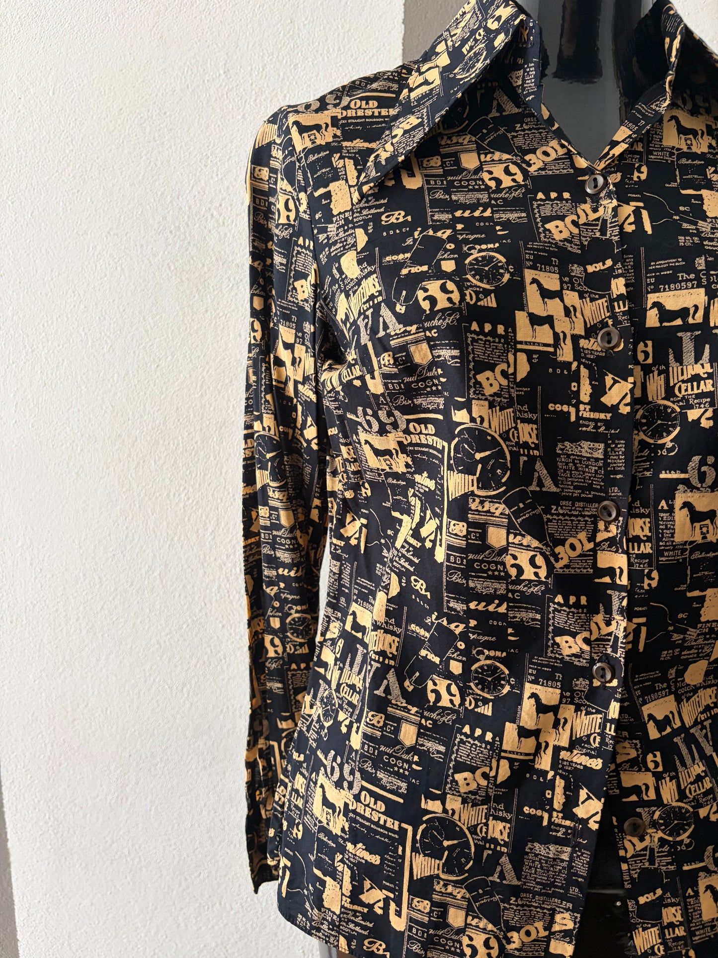 Camicia vintage a fantasia