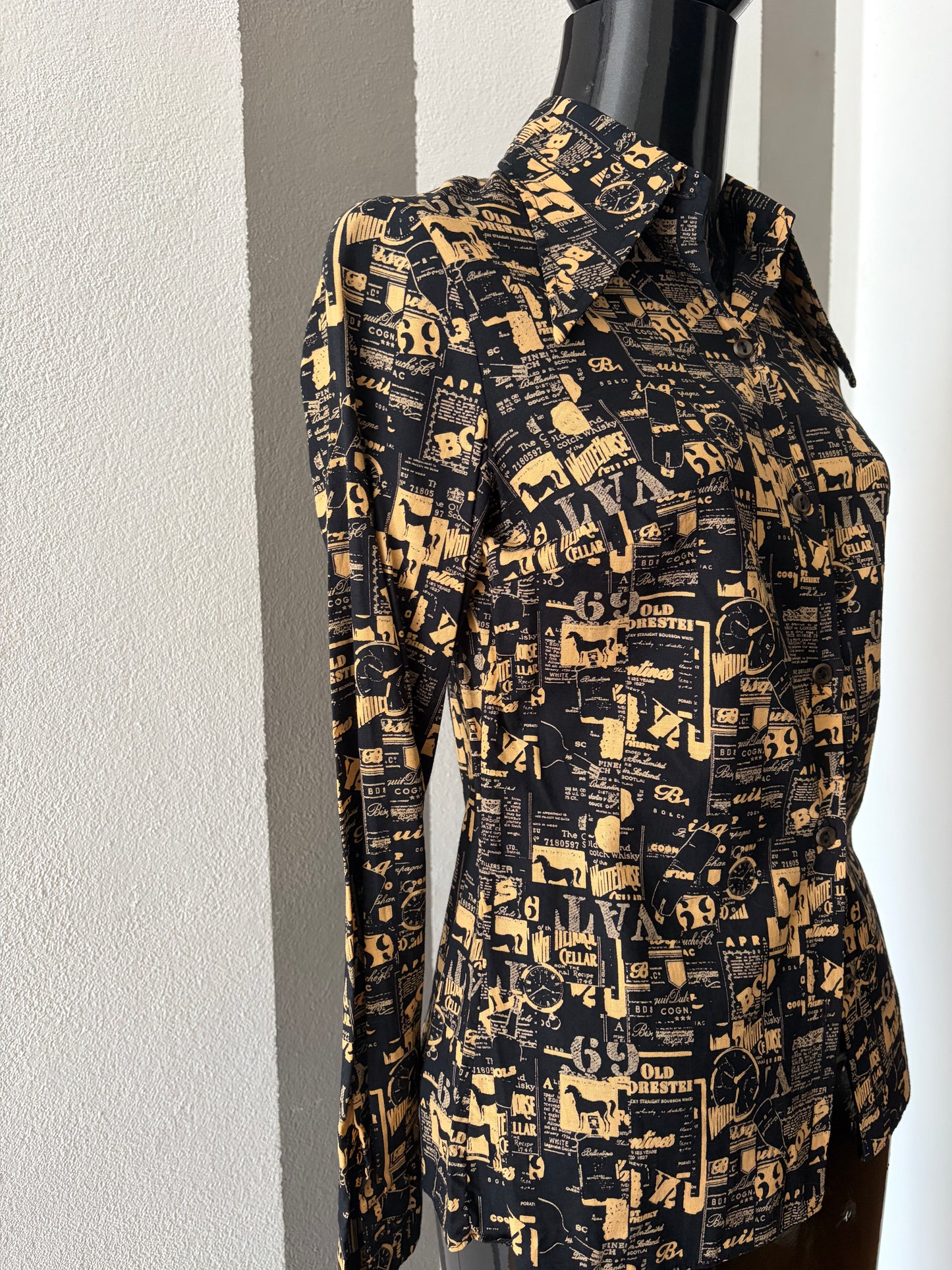Camicia vintage a fantasia