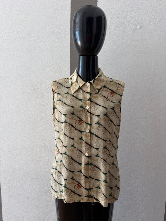 Camicia vintage con scarpine