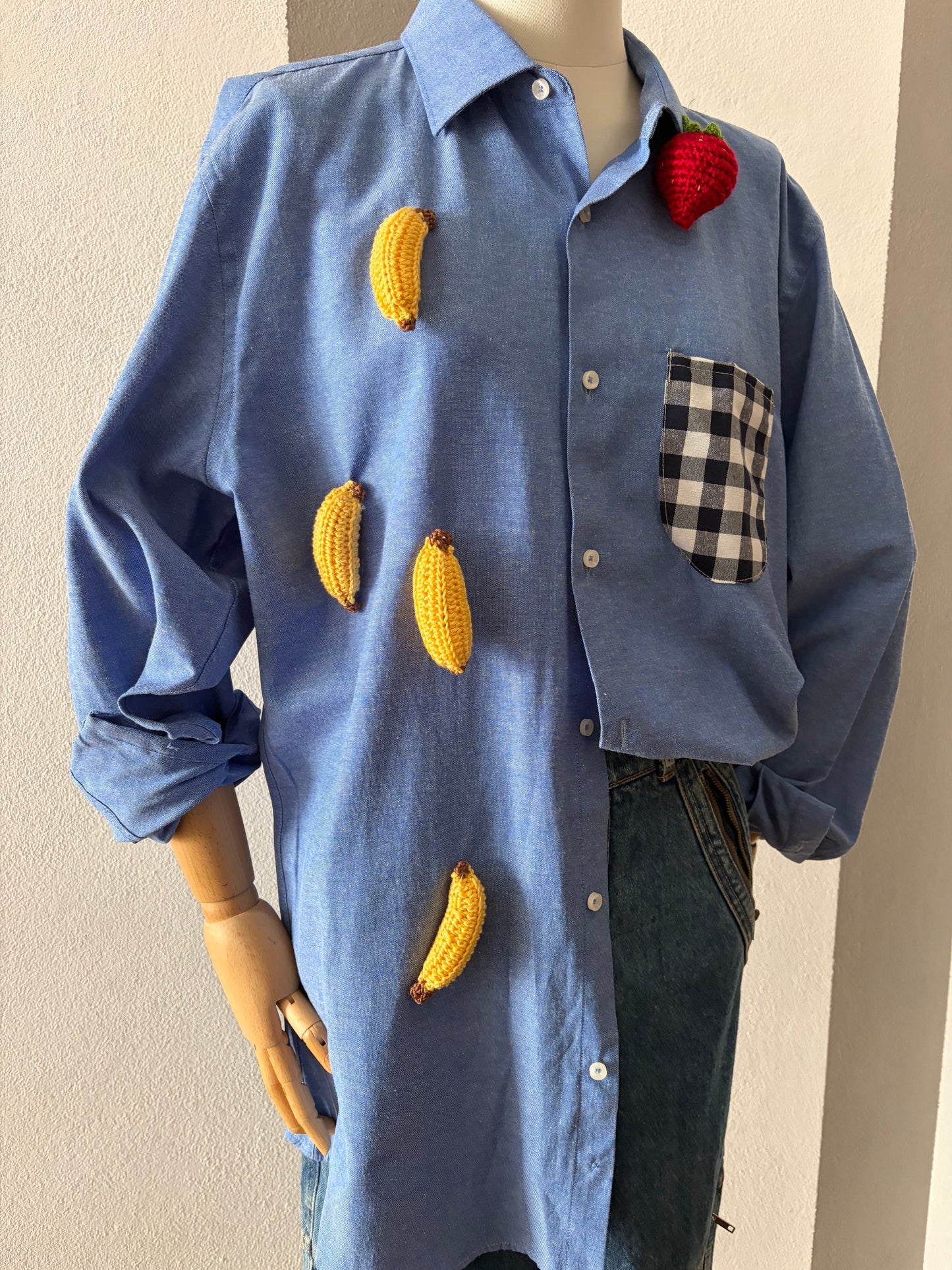 Camicia custom Banane e Fragole