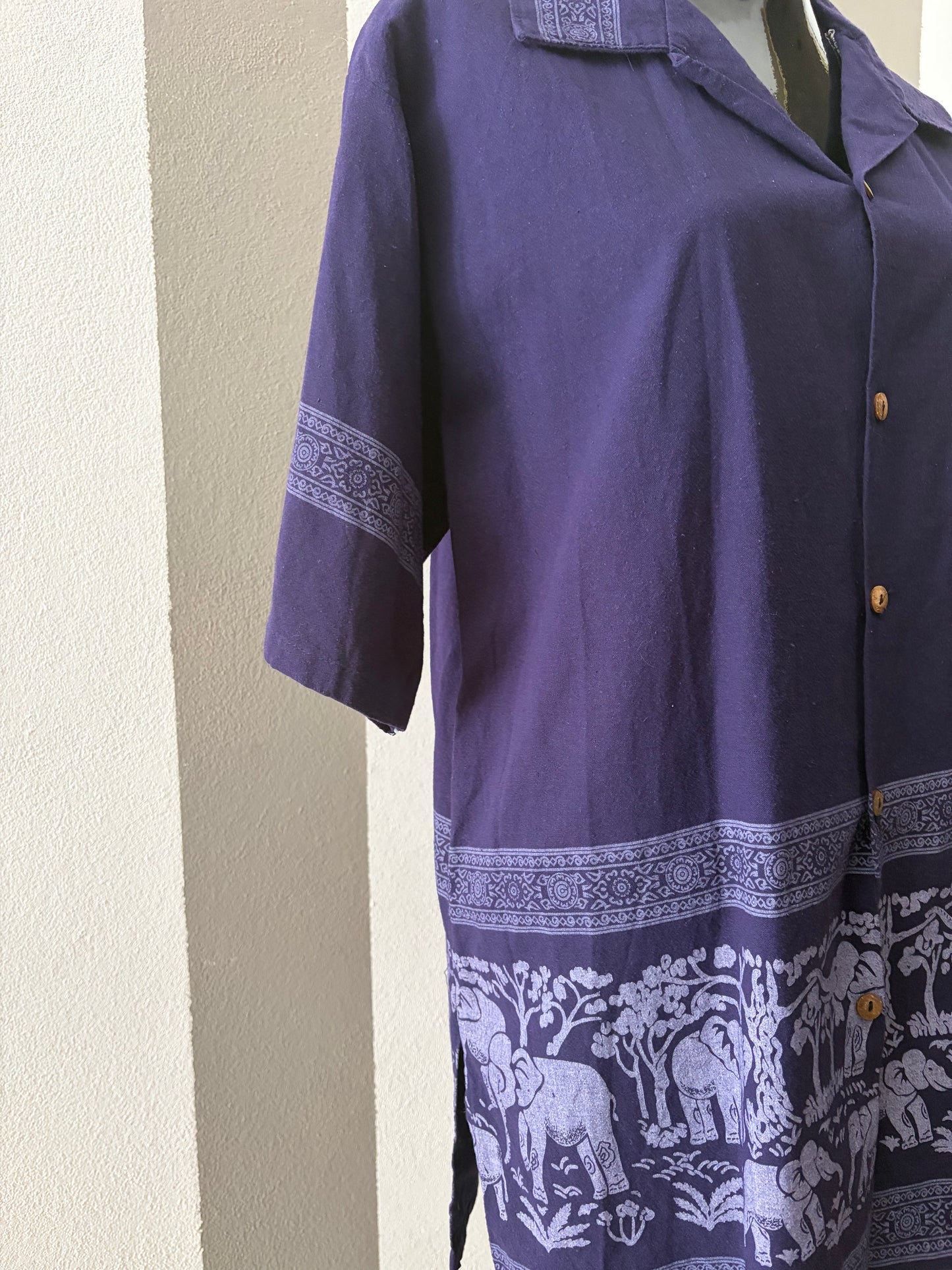 Camicia vintage elefanti
