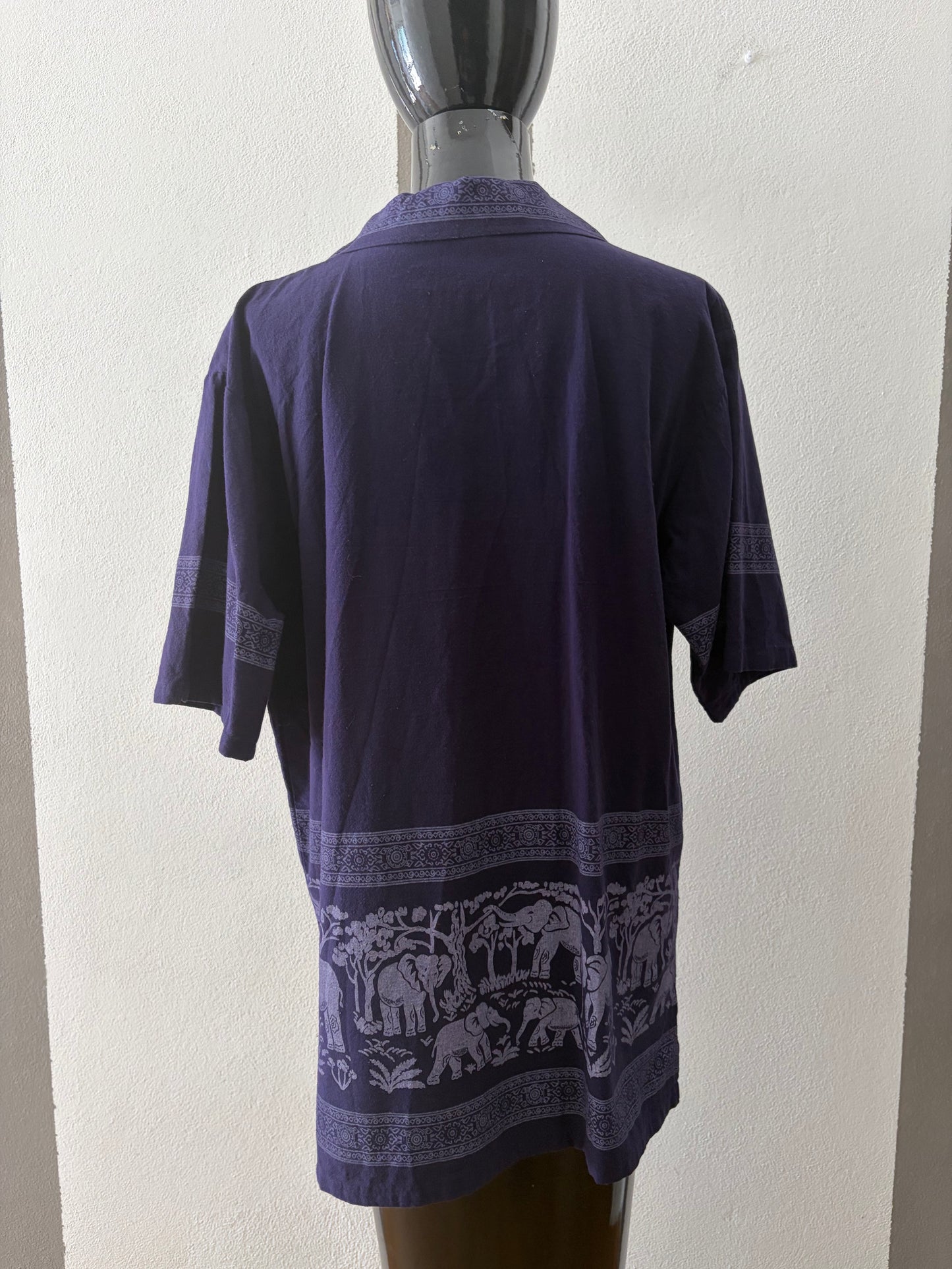 Camicia vintage elefanti