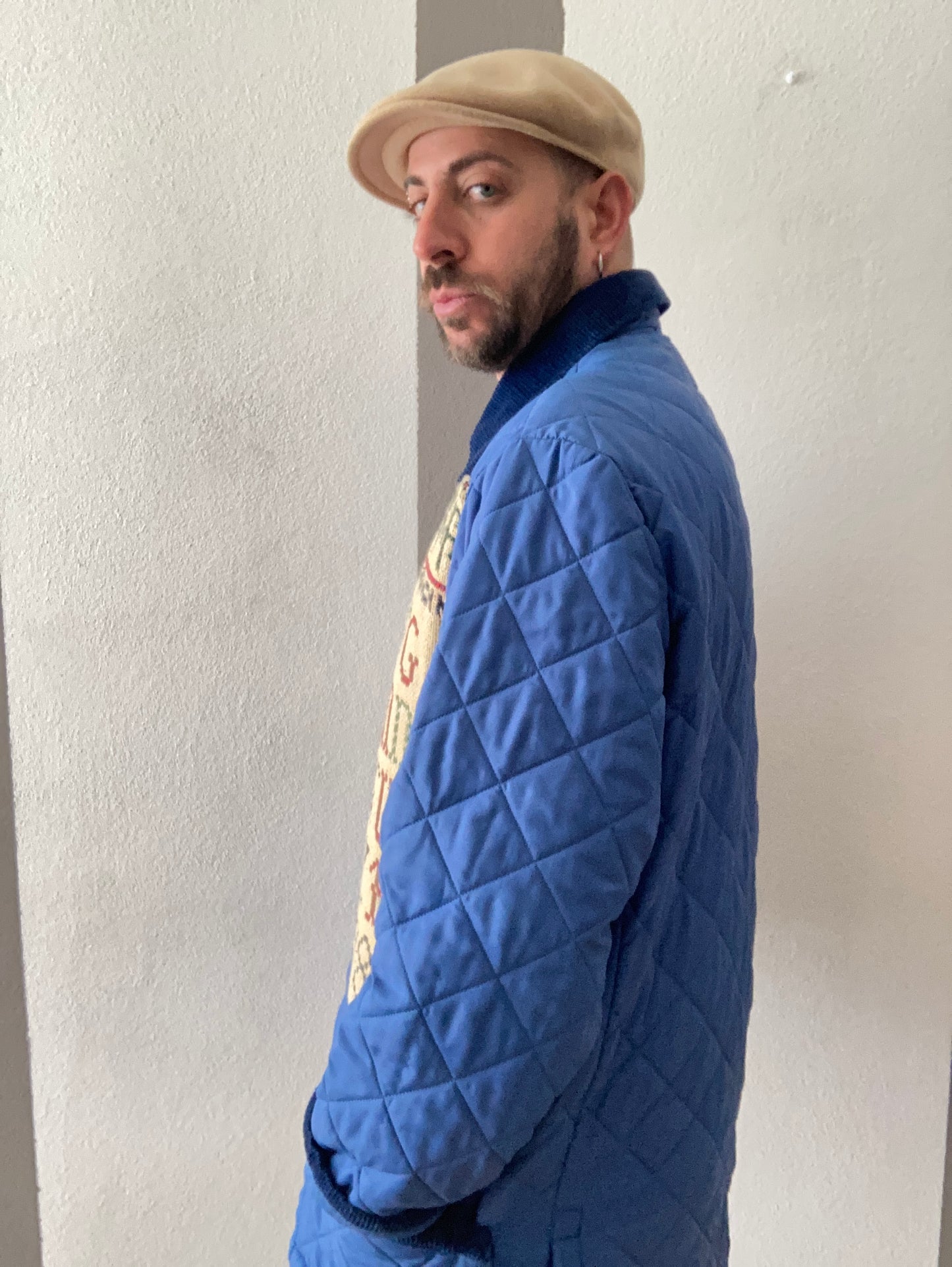 TRAPUNTINO HUSKY CUSTOM CON INSERTI A FANTASIA ASTRATTA