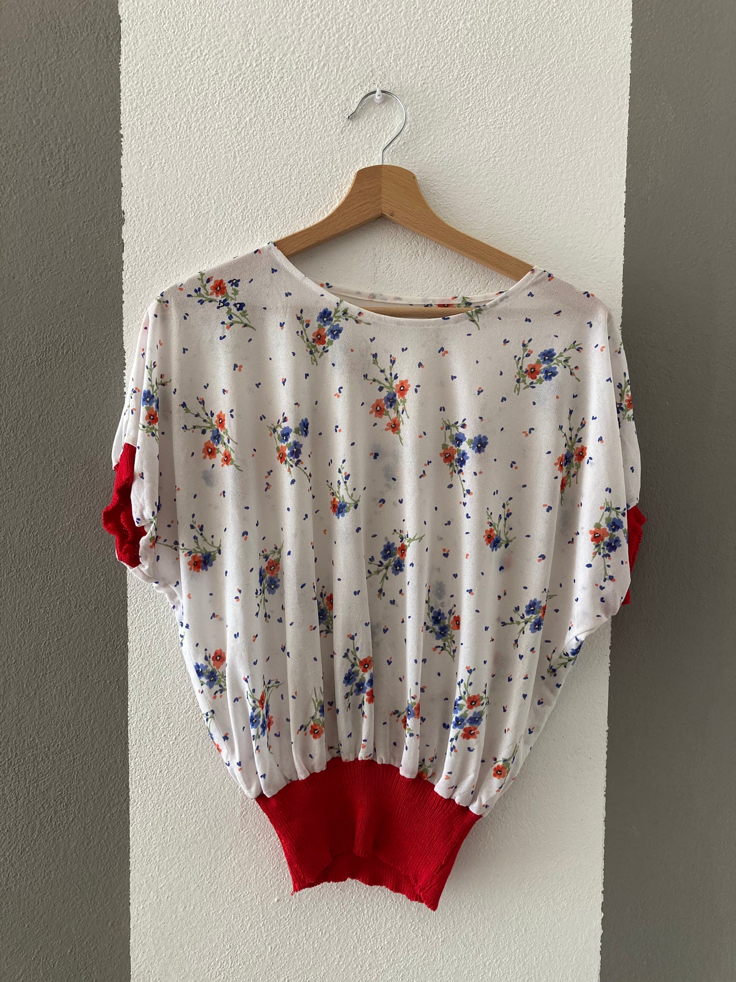 BLUSA VINTAGE FLOREALE