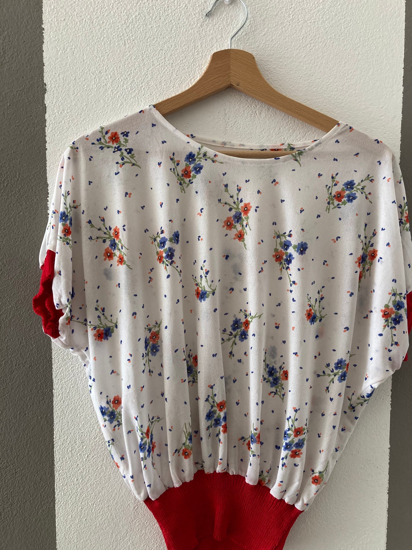 BLUSA VINTAGE FLOREALE