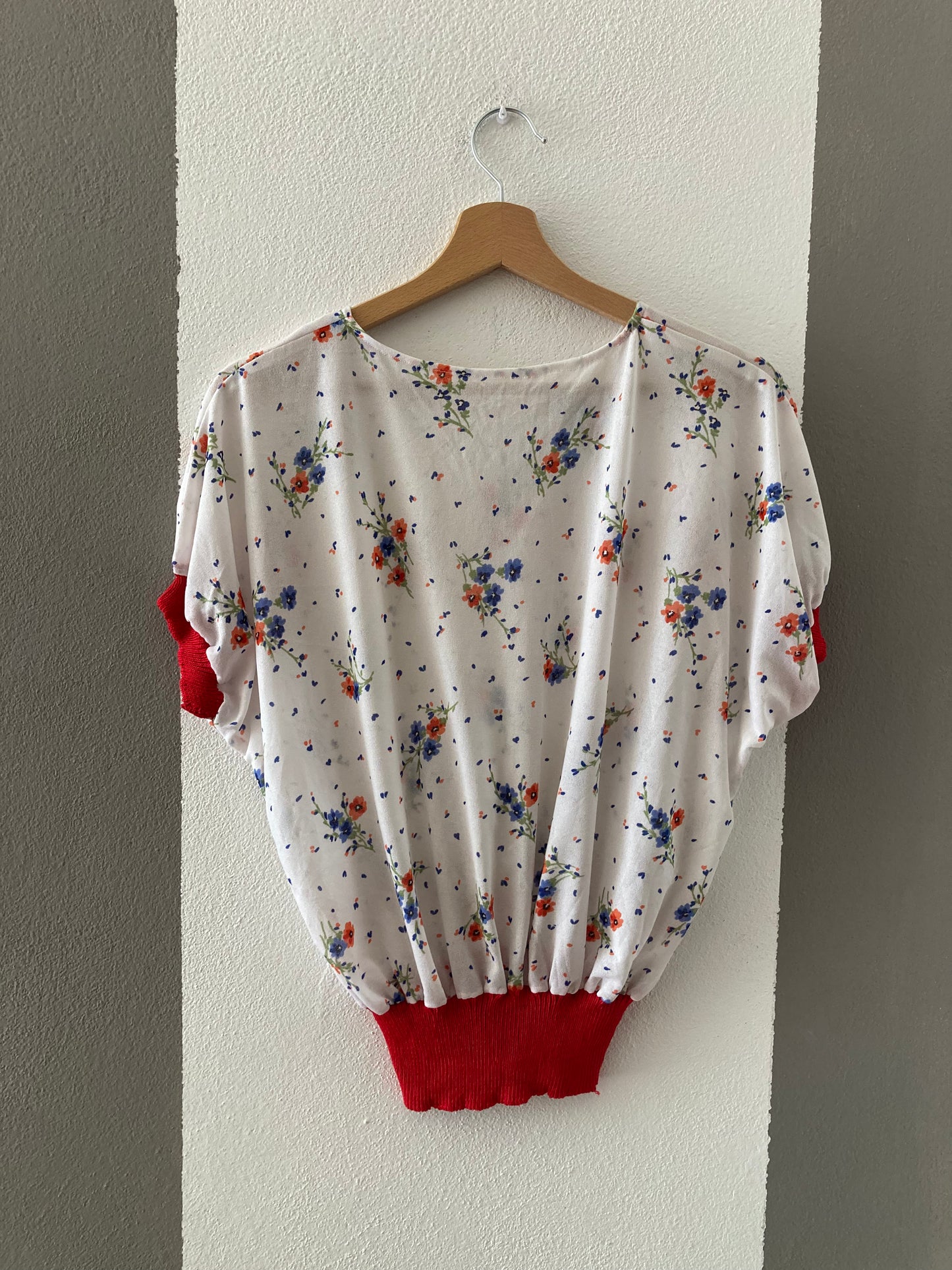BLUSA VINTAGE FLOREALE