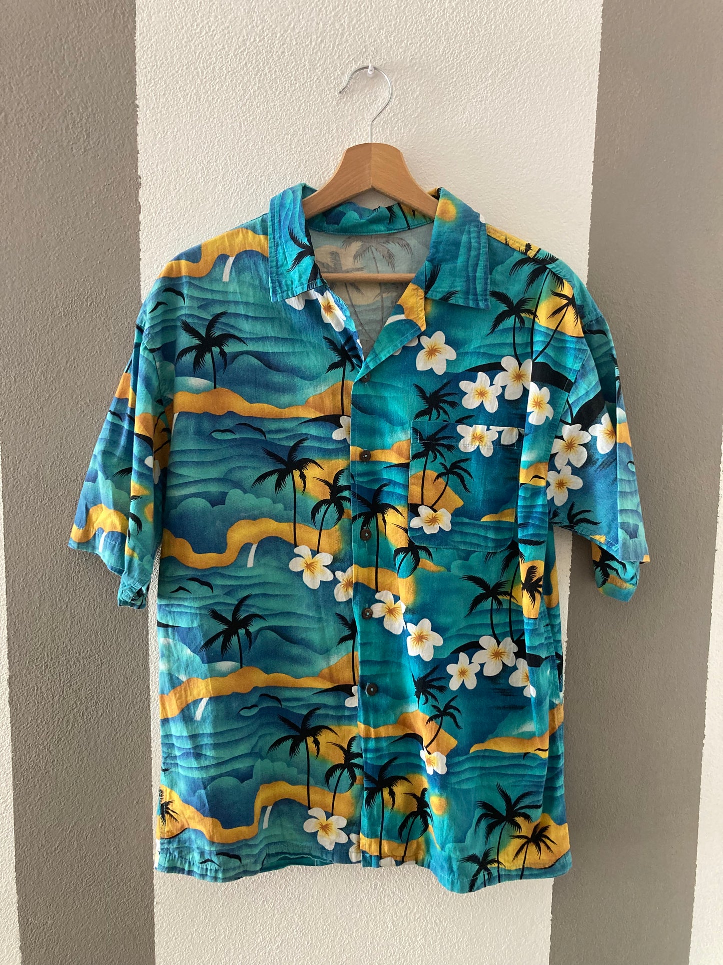 CAMICIA VINTAGE STAMPA HAWAIANA