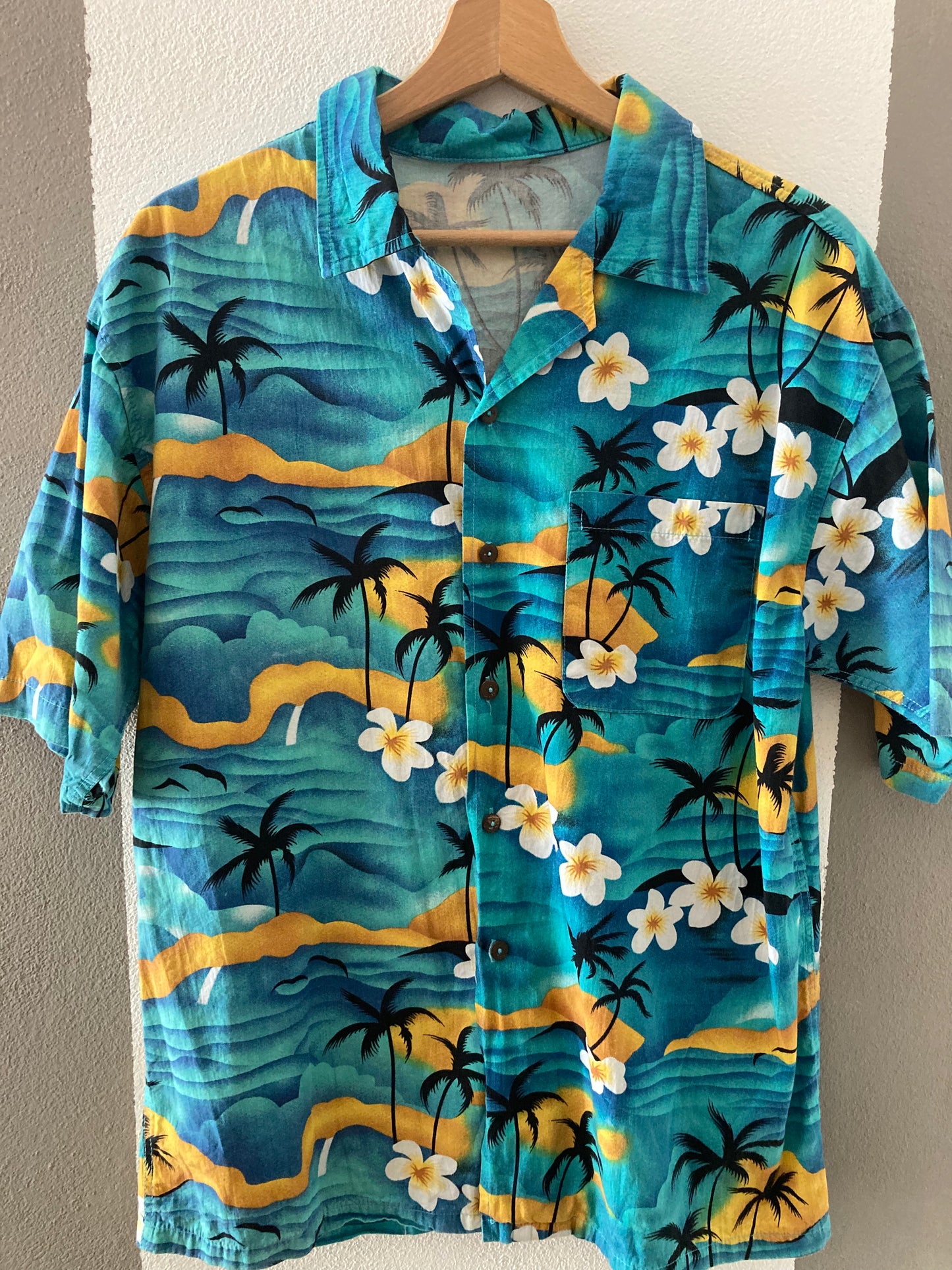 CAMICIA VINTAGE STAMPA HAWAIANA