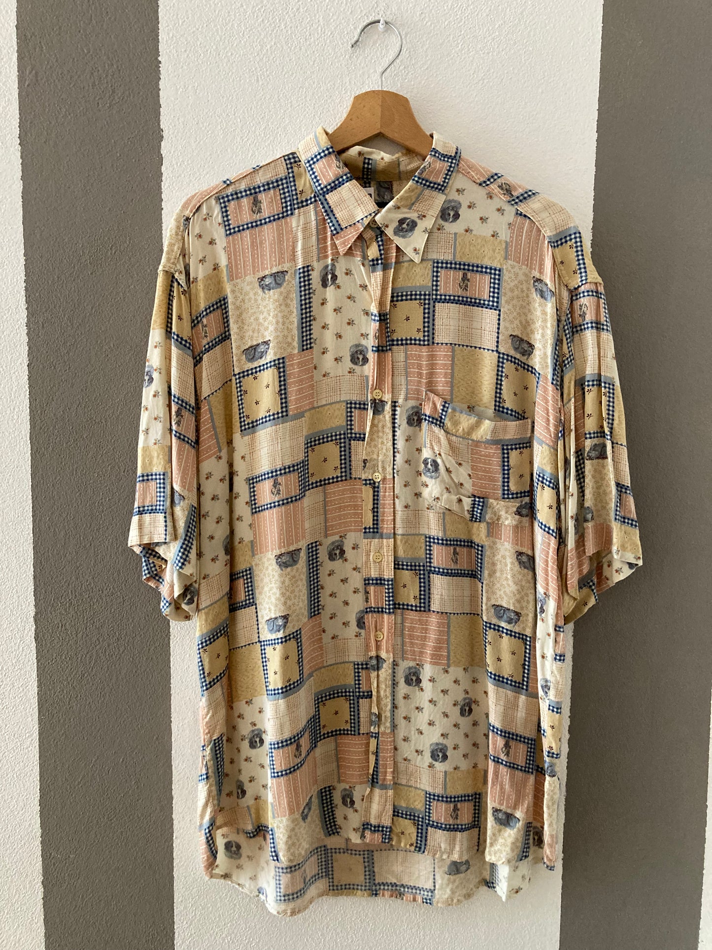CAMICIA VINTAGE A FANTASIA MISTA