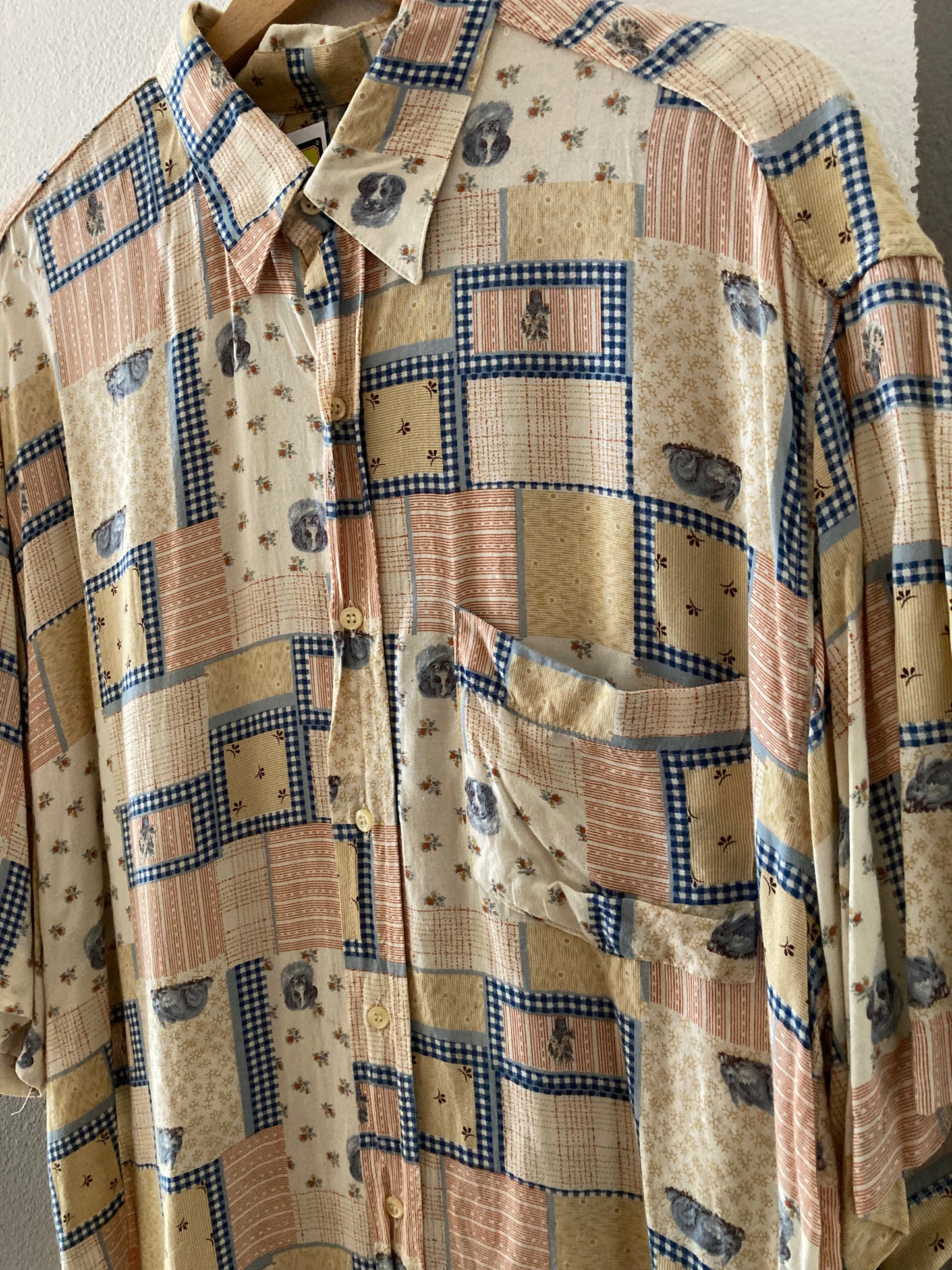 CAMICIA VINTAGE A FANTASIA MISTA