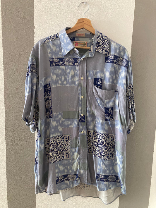 CAMICIA VINTAGE A FANTASIA ASTRATTA