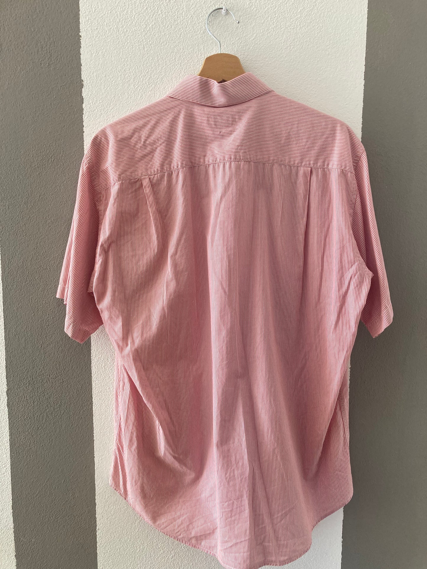 CAMICIA CUSTOM A RIGHE CON PATCH FLOREALI