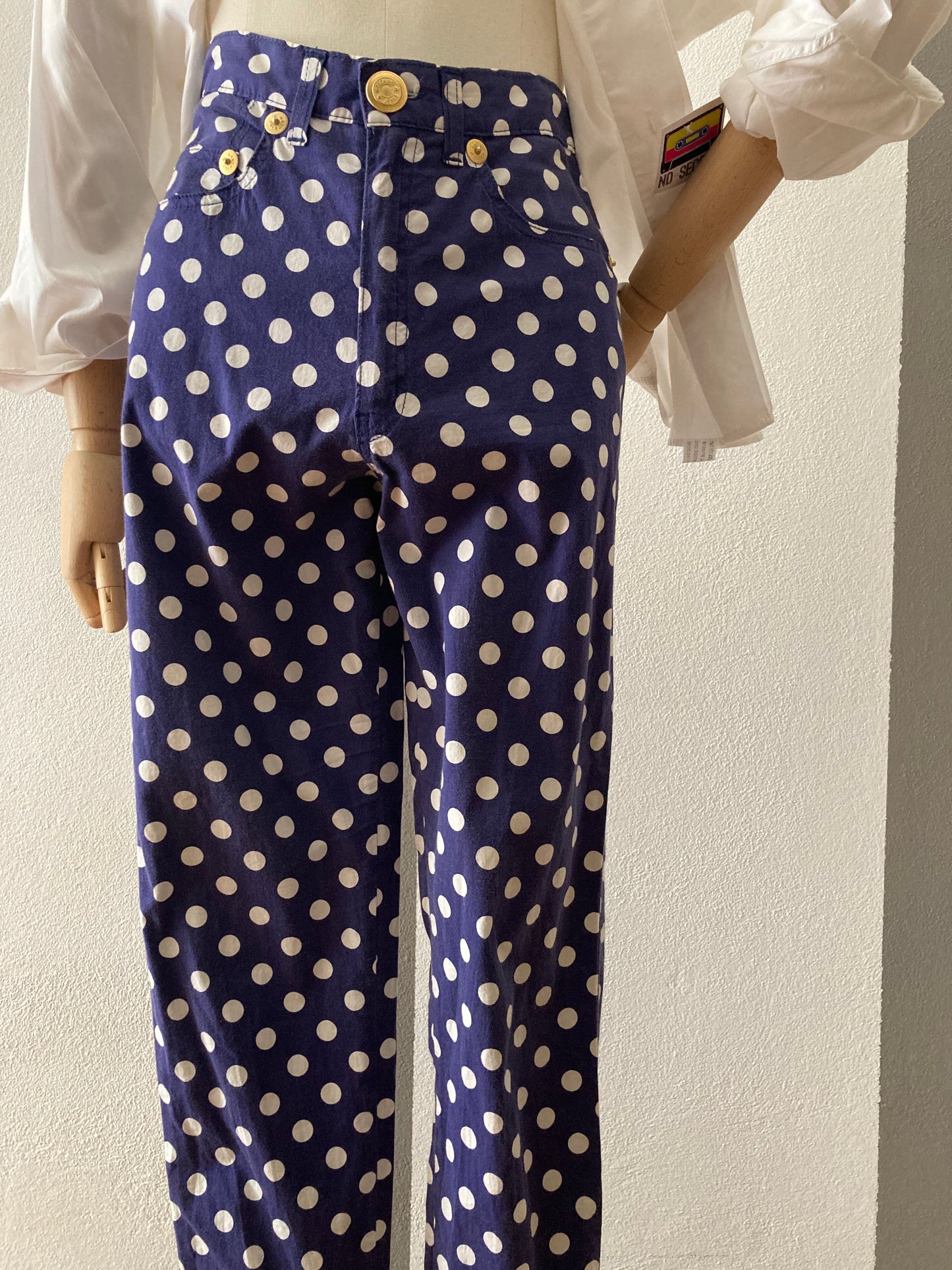 PANTALONE A POIS MOSCHINO