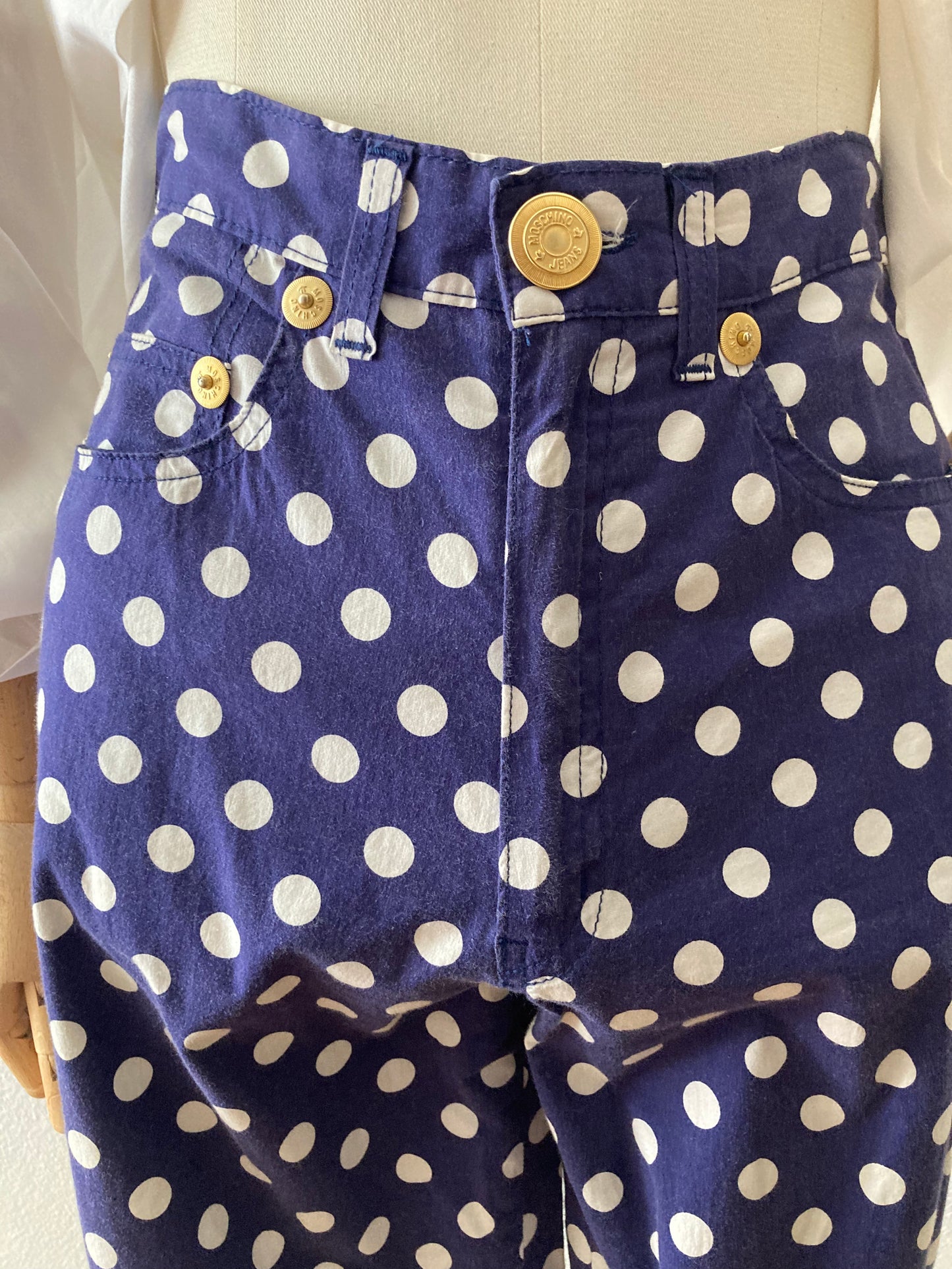 PANTALONE A POIS MOSCHINO