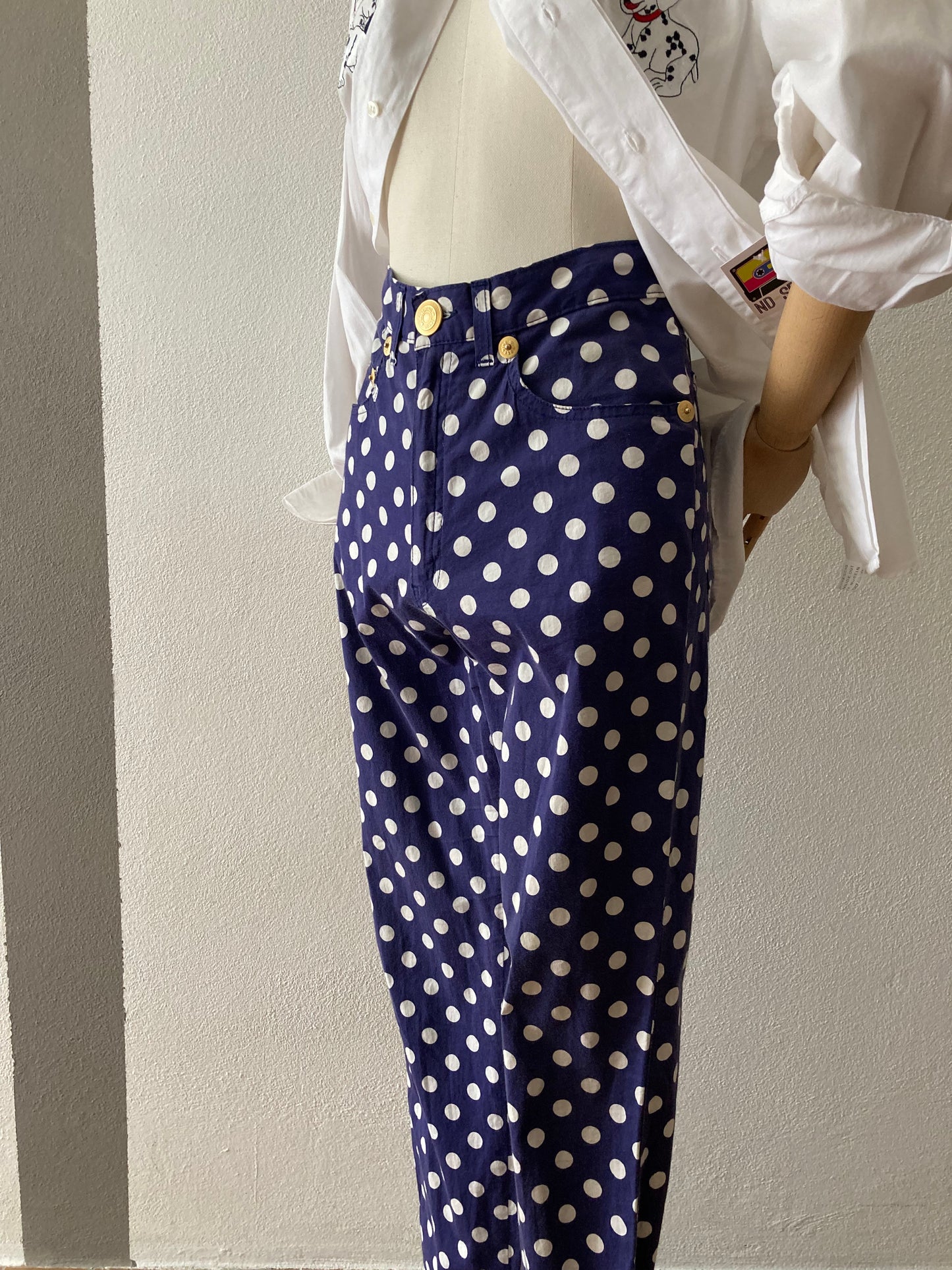 PANTALONE A POIS MOSCHINO