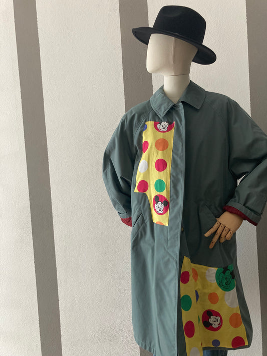TRENCH COLLEZIONE MACEDONIA PATCH MICKEY MOUSE