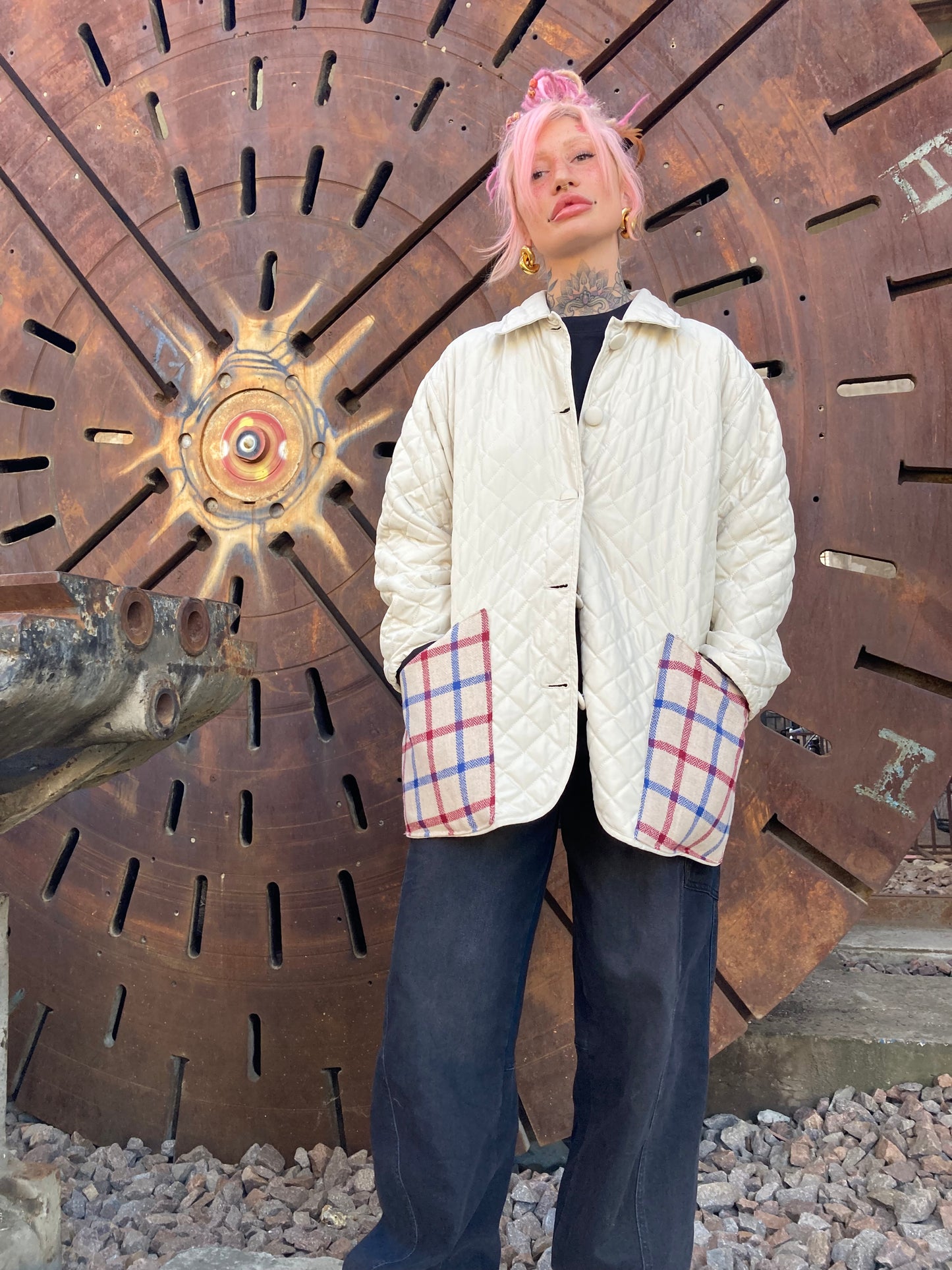 TRAPUNTINO CUSTOM BIANCO CON PATCH