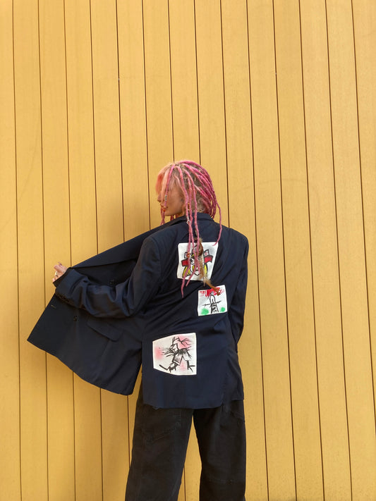 BLAZER COLLEZIONE MACEDONIA  TEMA JAPPO