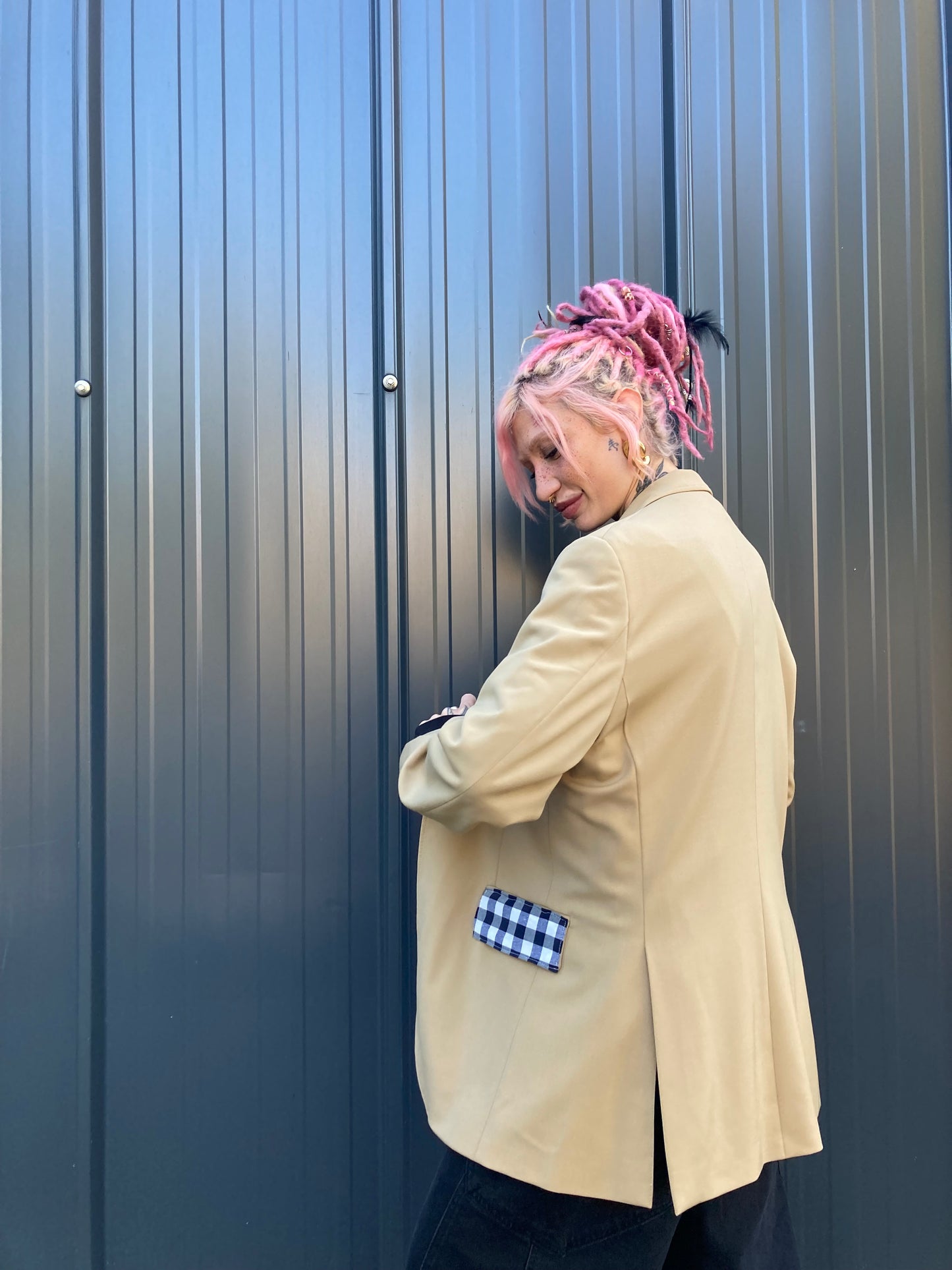 BLAZER COLLEZIONE MACEDONIA PATCH VICHY