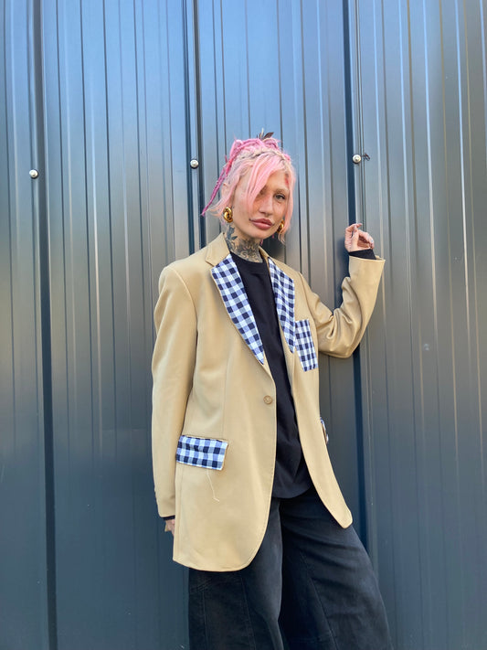 BLAZER COLLEZIONE MACEDONIA PATCH VICHY