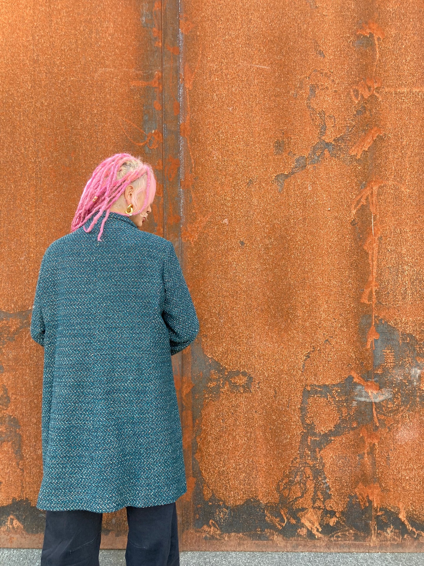 CAPPOTTO VINTAGE VERDE PETROLIO