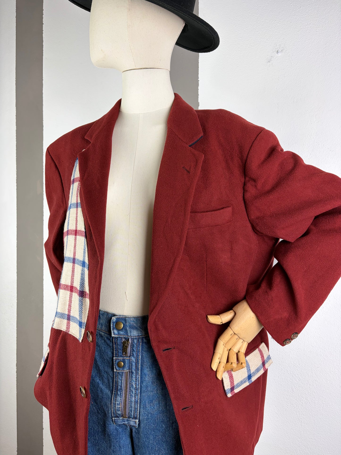 BLAZER COLL.MACEDONIA BORDEAUX