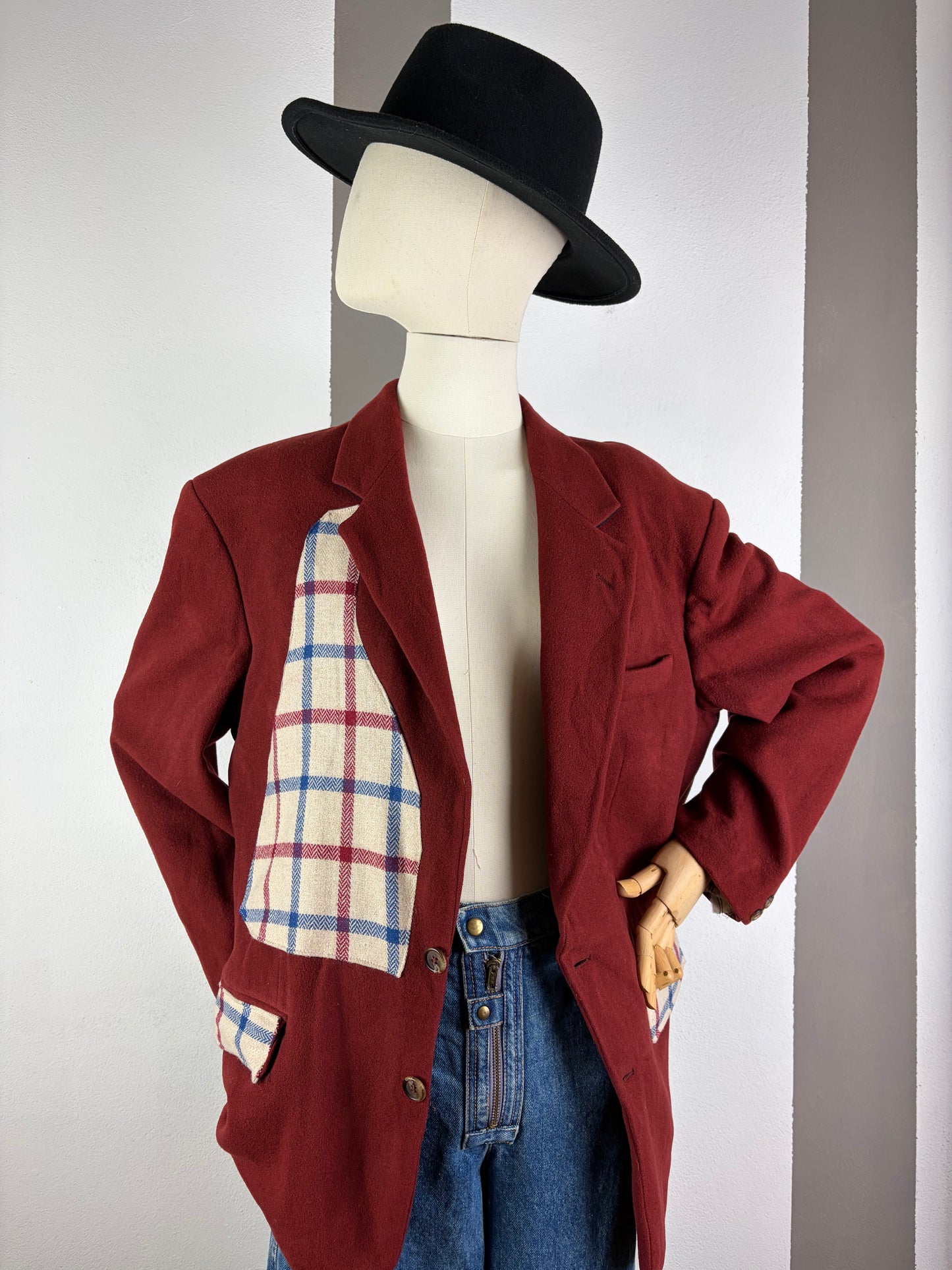 BLAZER COLL.MACEDONIA BORDEAUX