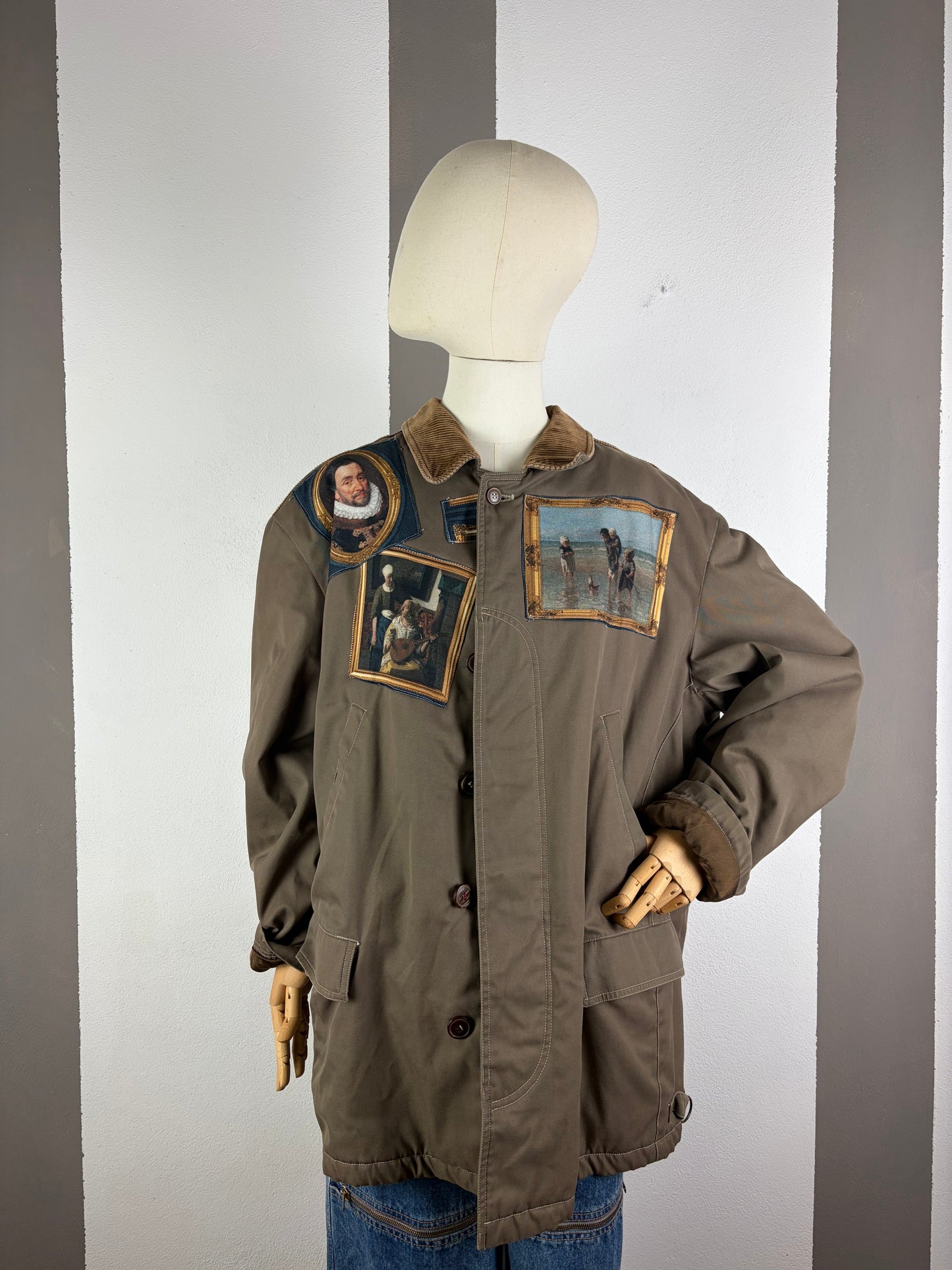 GIACCA COLL.MACEDONA PATCH QUADRI