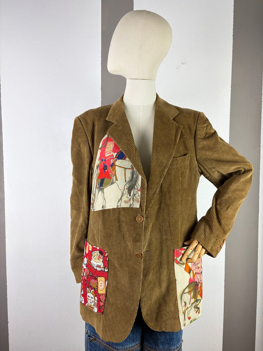 BLAZER COLLEZIONE MACEDONIA INSERTI TEMA ORIENTALE