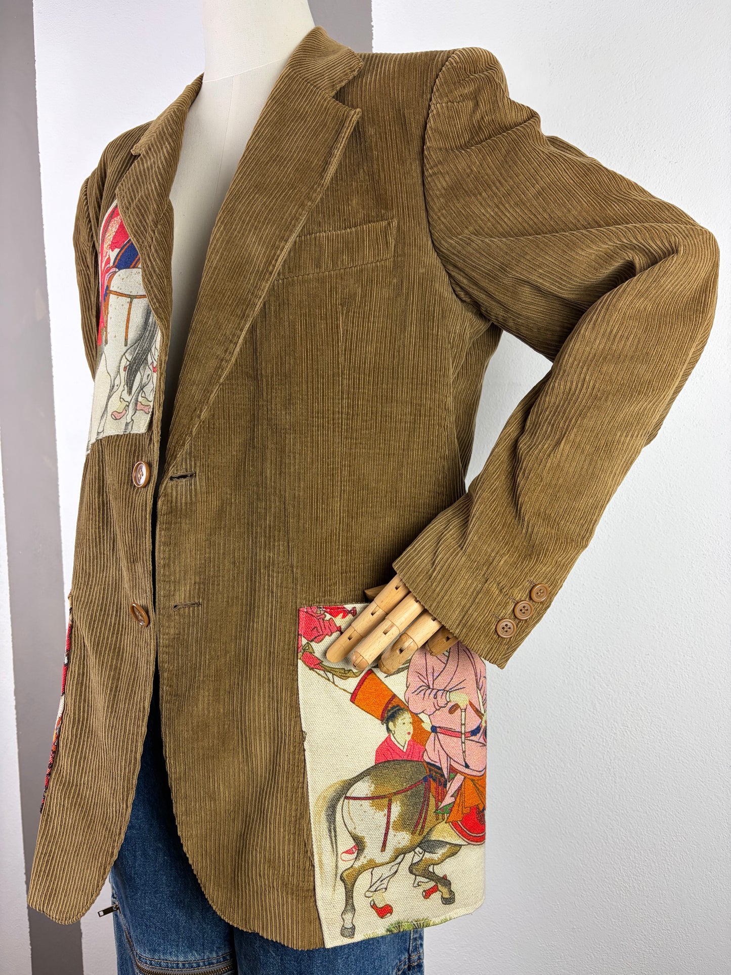BLAZER COLLEZIONE MACEDONIA INSERTI TEMA ORIENTALE