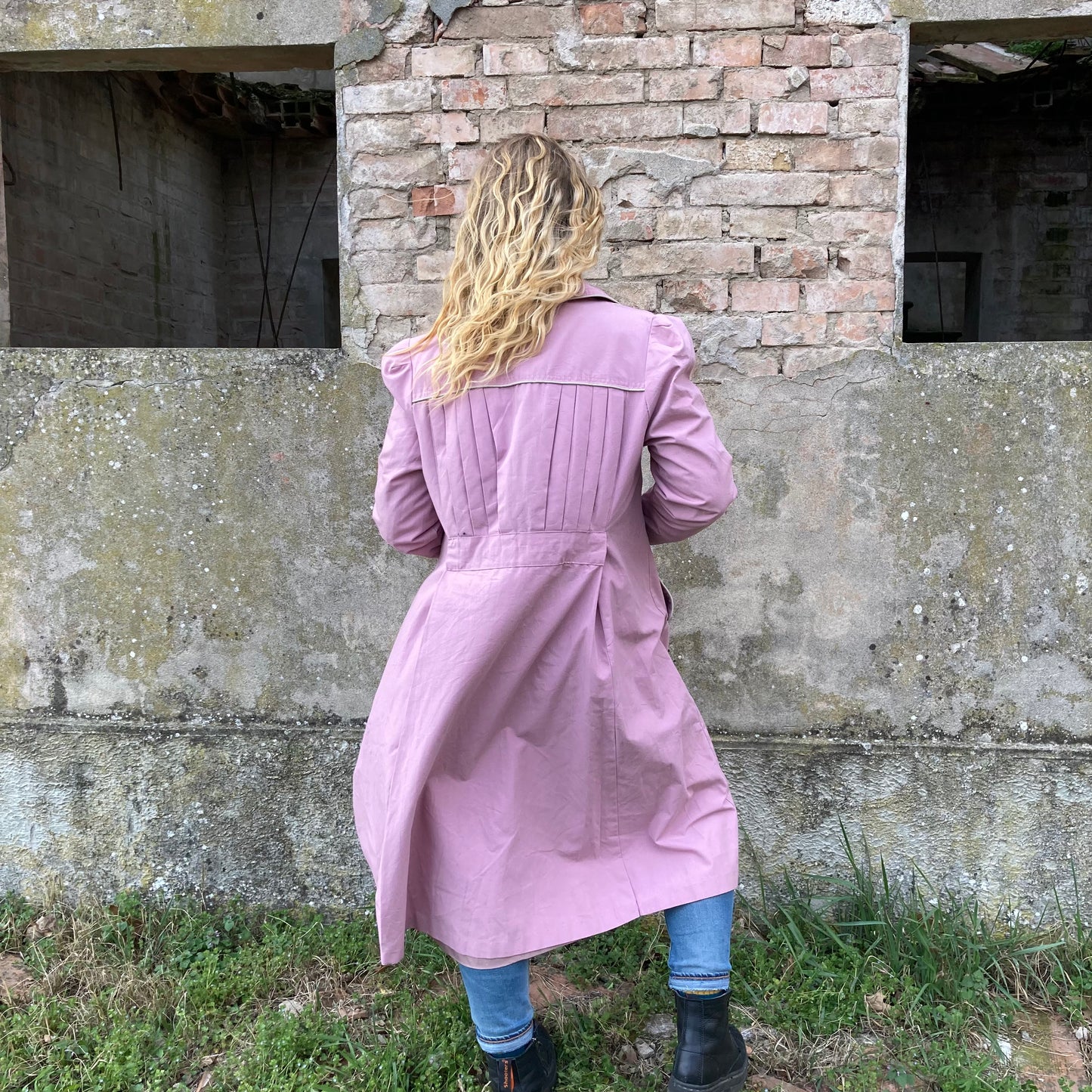 TRENCH VINTAGE ROSA